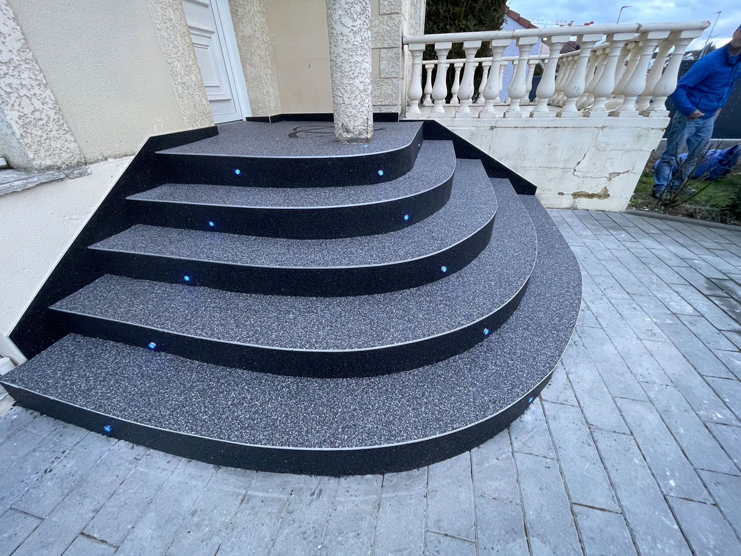 Escalier en résine de marbre