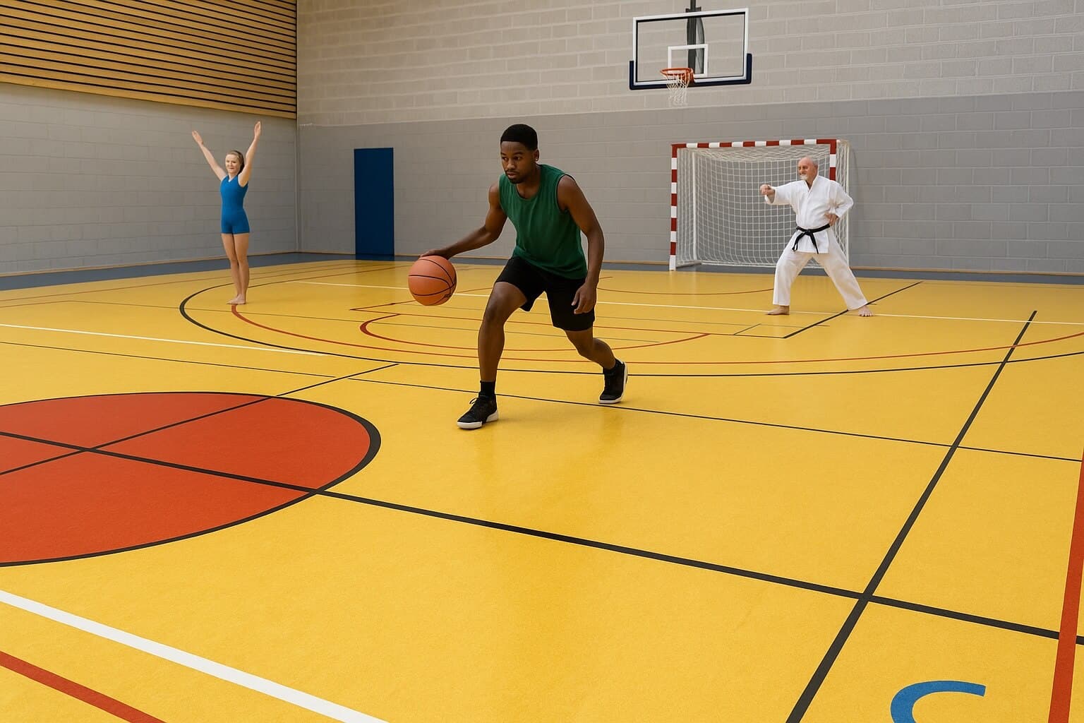 Résine Industrie - Pose de sols sportifs à Nancy Metz Lorraine