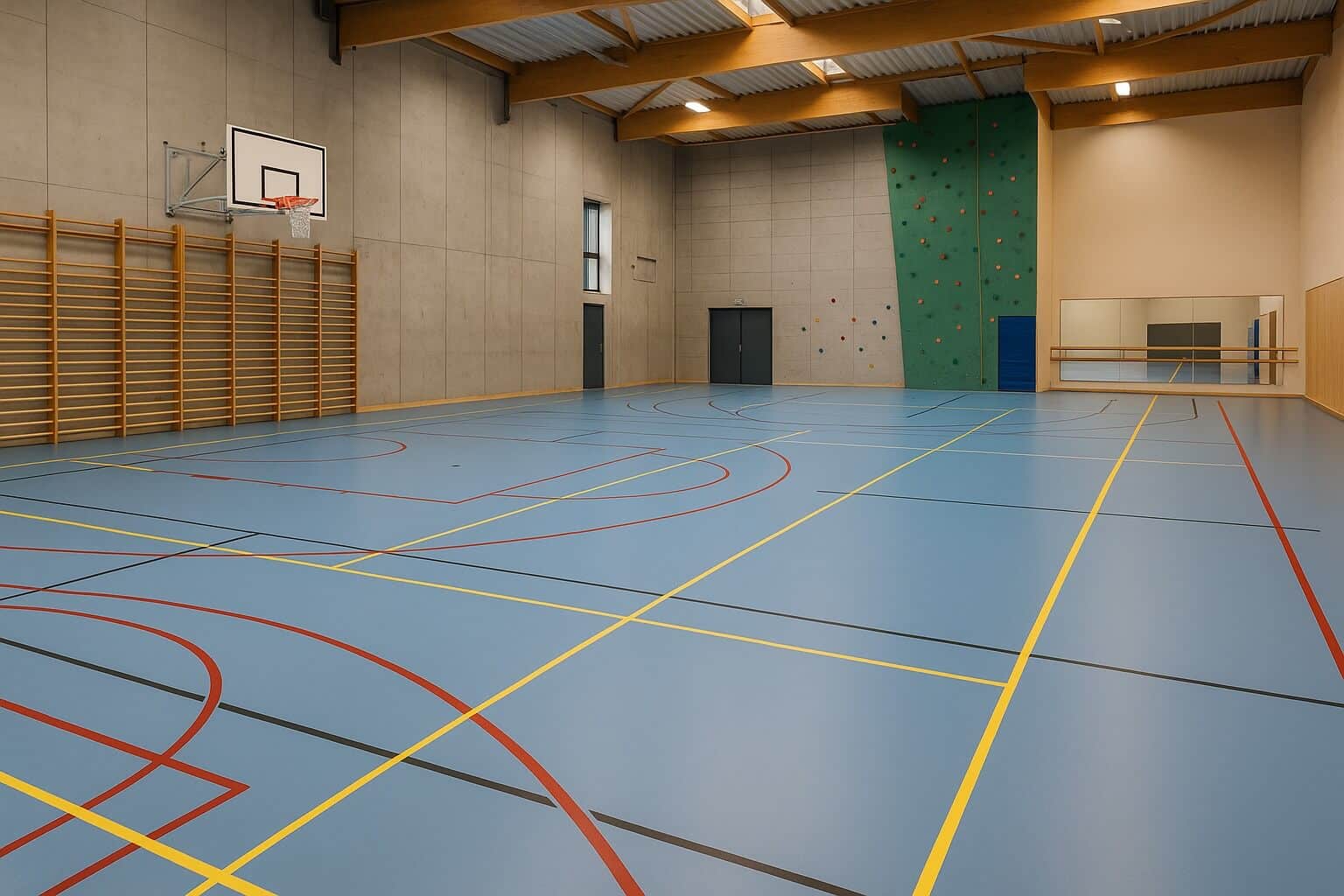 Résine Industrie Lorraine - Pose de Revêtements de sols sportifs