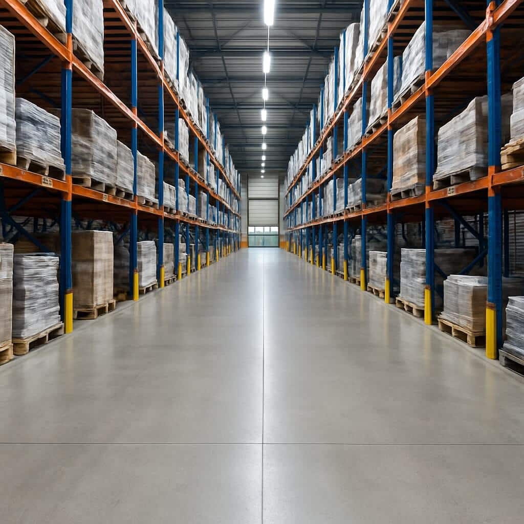 Résine Habitat Metz - Pose de sols industriels et techniques pour le secteur Logistique & Entrepôts