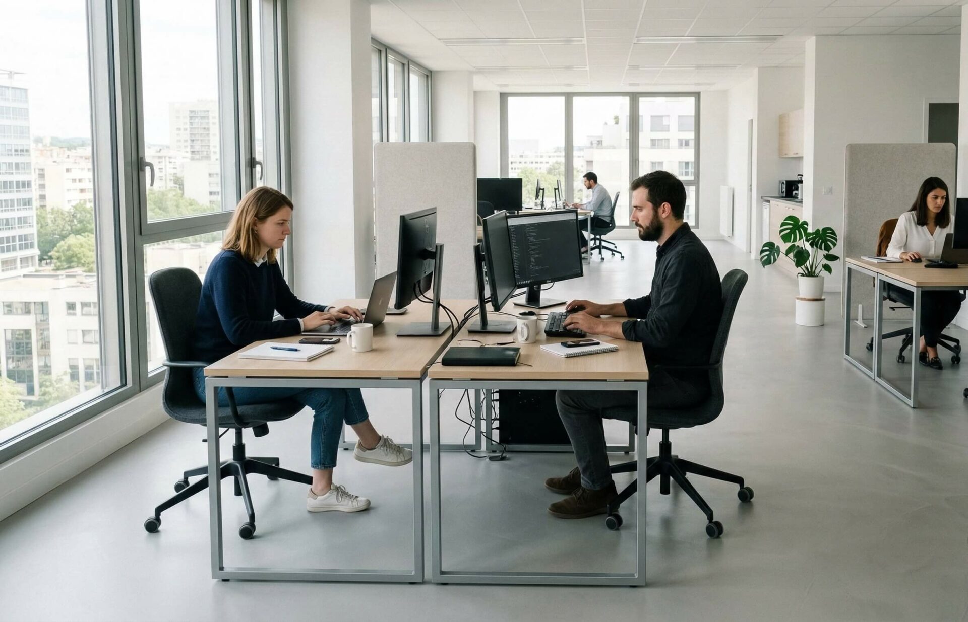 Pose de revêtements de sol tertiaires dans les bureaux et open spaces à Nancy