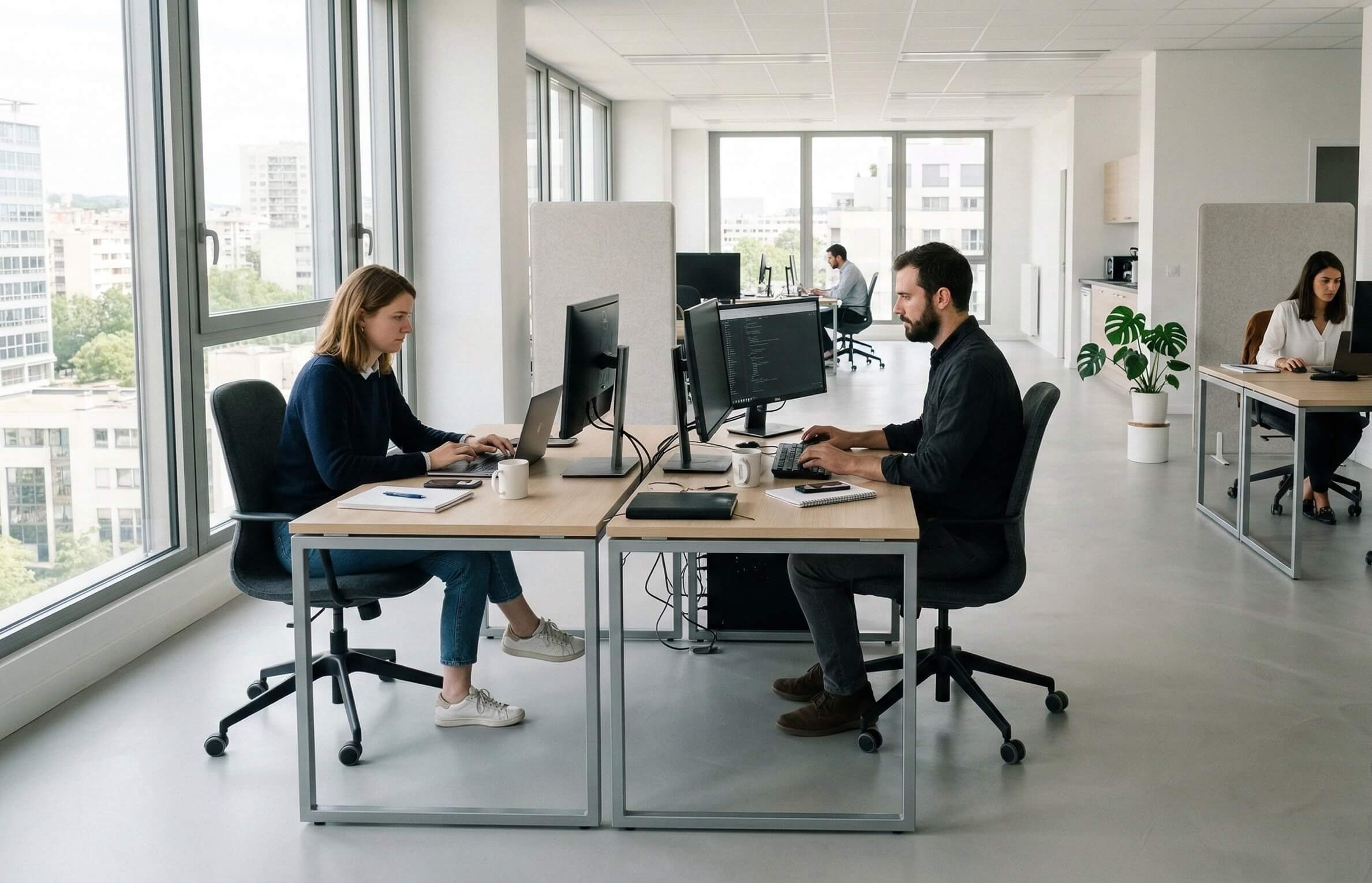 Pose de revêtements de sol tertiaires dans les bureaux et open spaces à Nancy